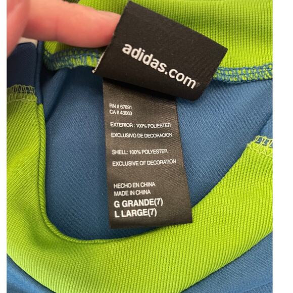 Adidas MLS Seattle Sounders XBOX 360 Live Jersey - Size Boy's Large 7 - Picture 5 of 7